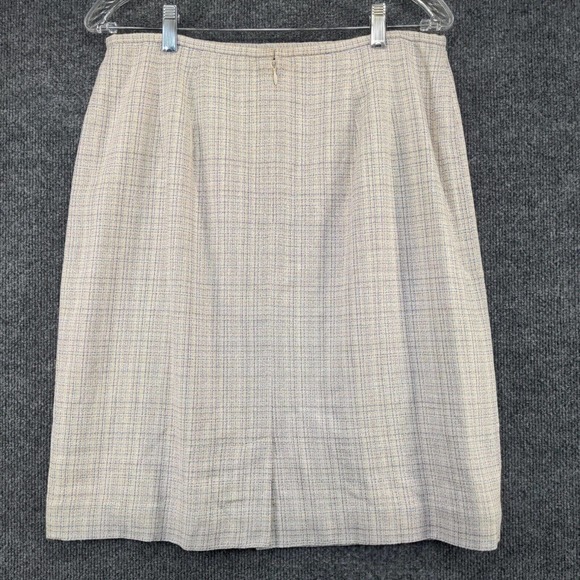 Norton McNaughton Womens Silk Linen Pencil Skirt Multi Size 12 - Picture 3 of 11